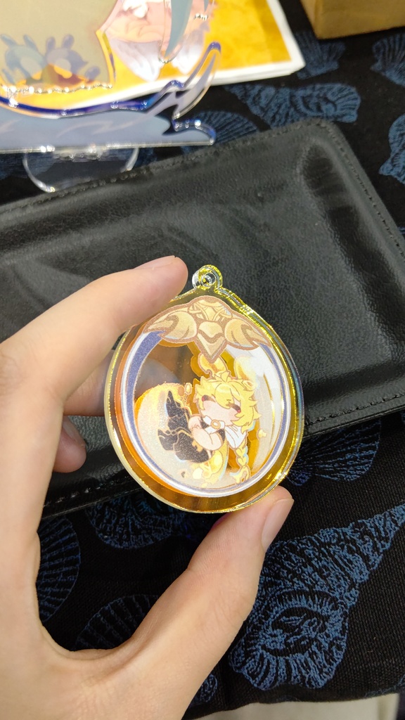 瓶詰めアクリルキーホルダー