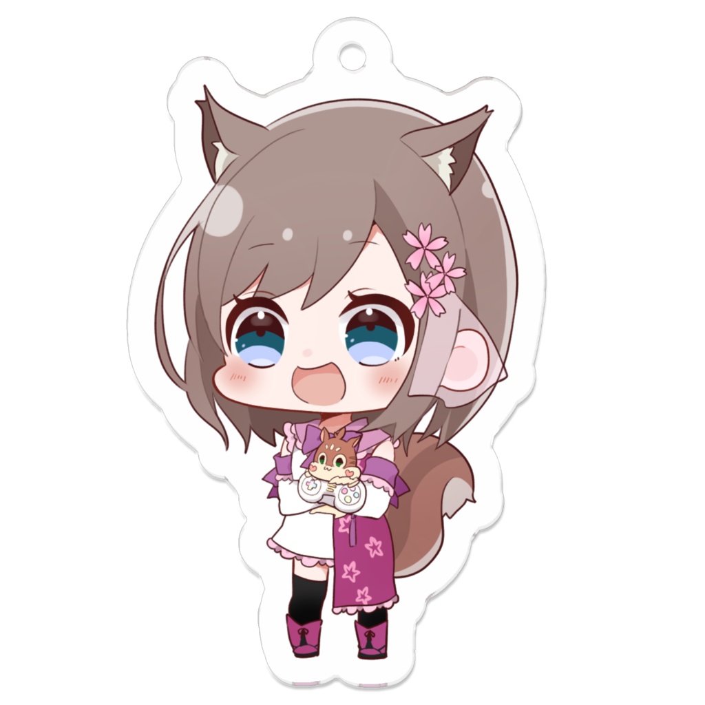 にこにこみみるアクリルキーホルダー