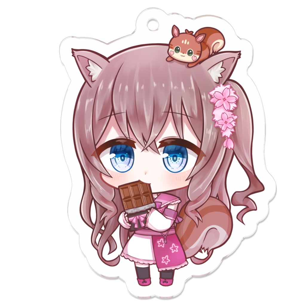ちょこはむみみるアクリルキーホルダー
