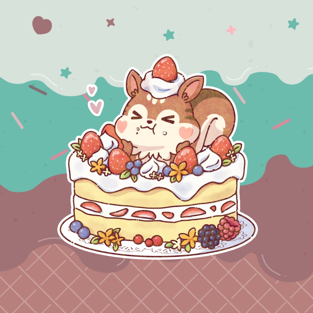 【期間限定】誕生日もみじまるケーキオリジナルスクエア缶