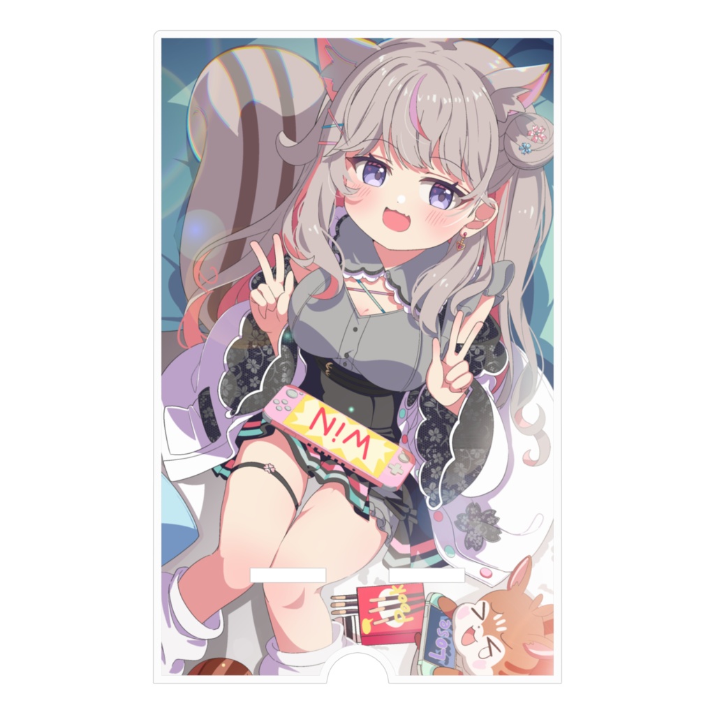 さくらみみる誕生日アクリルスマホスタンド 表情4種あり