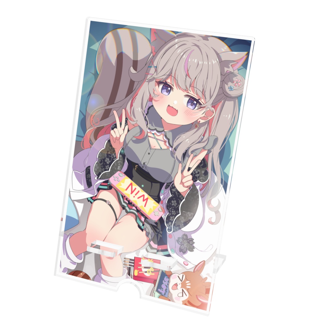 さくらみみる誕生日アクリルスマホスタンド 表情4種あり