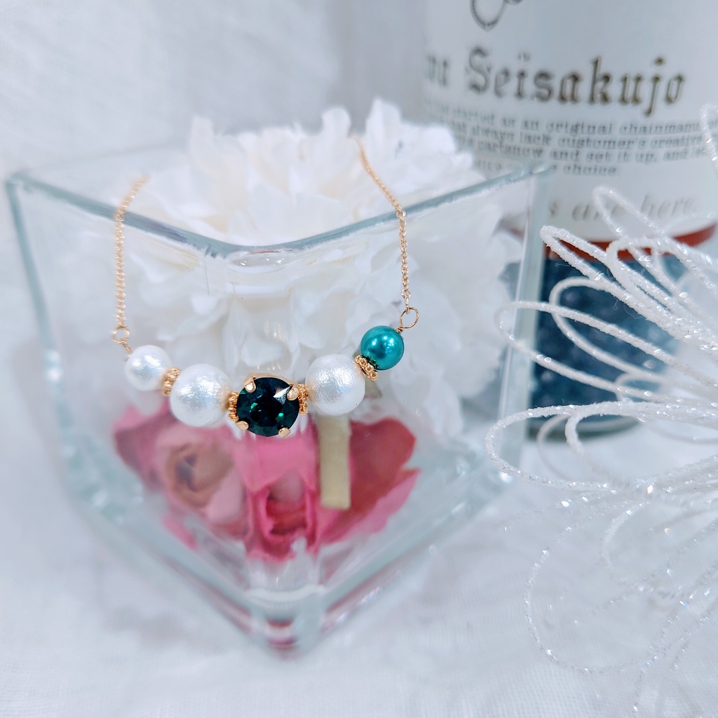 ライバーカラーモチーフネックレス(みたらし団、3SKM、あやかき)