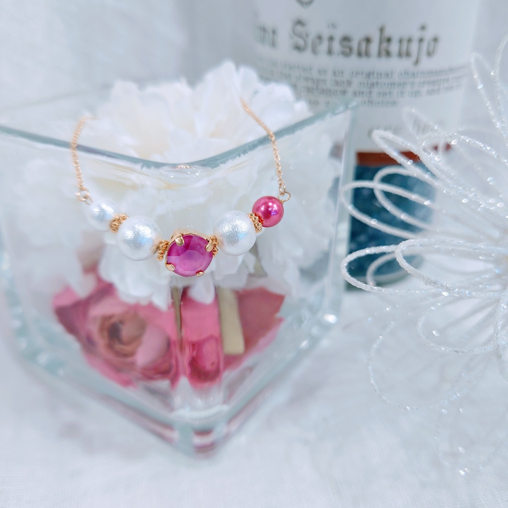 ライバーカラーモチーフネックレス(みたらし団、3SKM、あやかき)