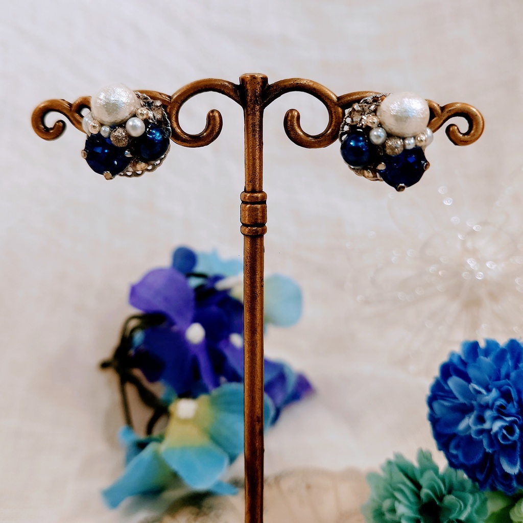 ライバーカラーモチーフピアス(みたらし団、3SKM)