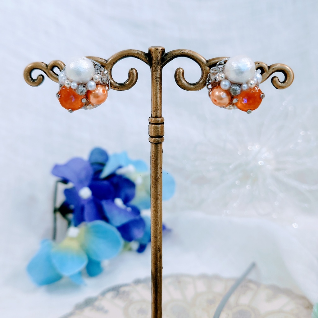 ライバーカラーモチーフピアス(みたらし団、3SKM)