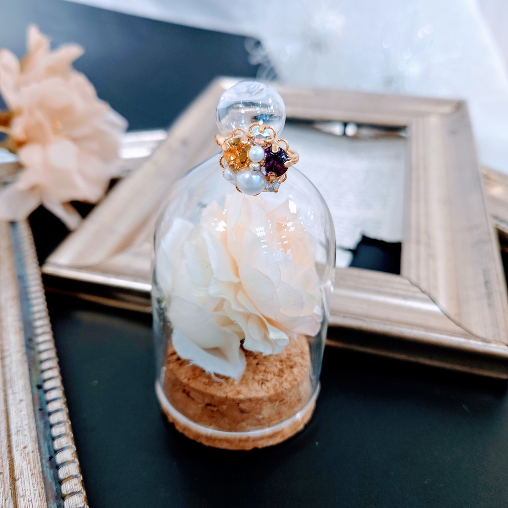 ライバーカラーモチーフビジューリング①