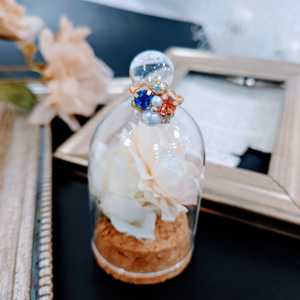 ライバーカラーモチーフビジューリング①