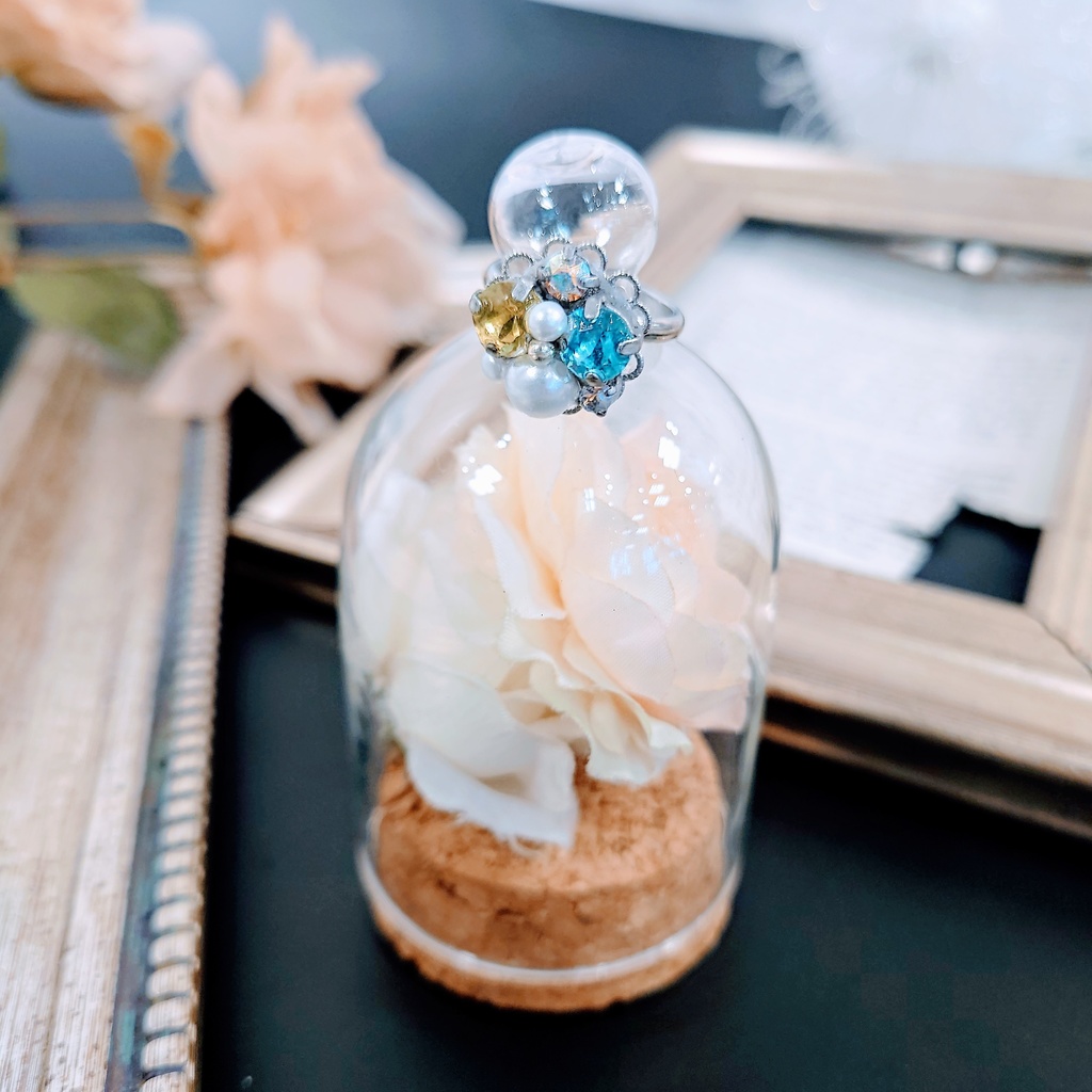 ライバーカラーモチーフビジューリング①