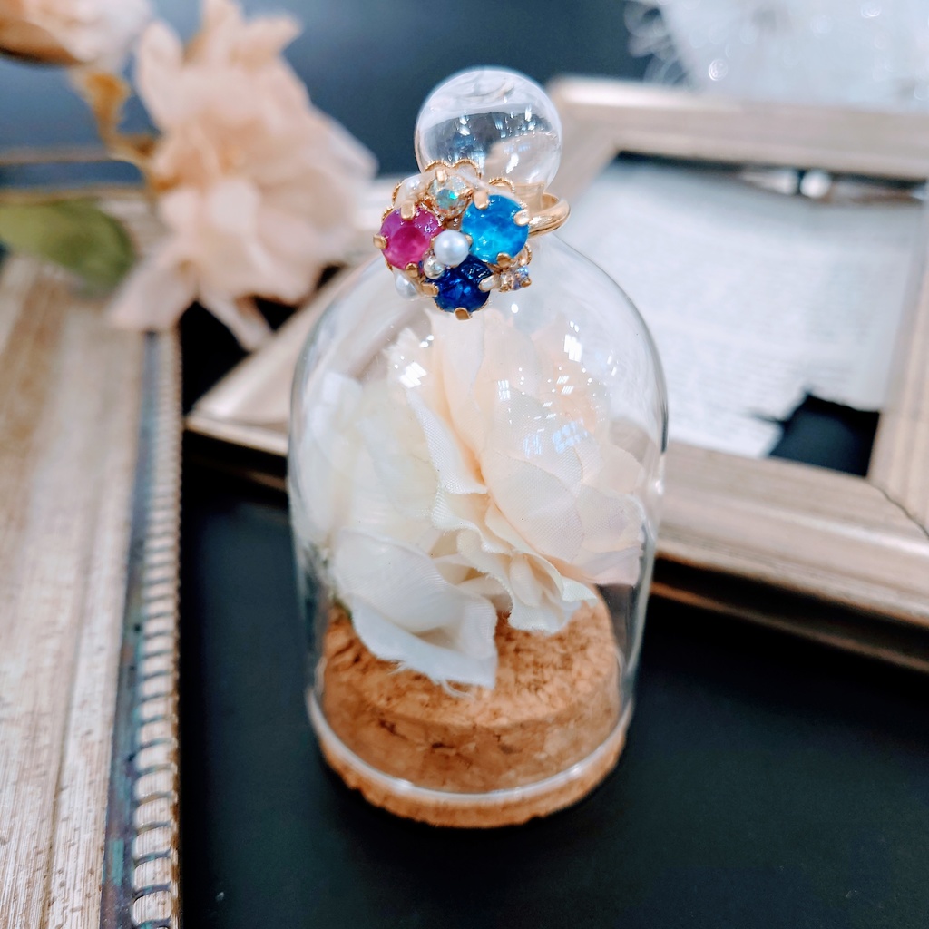 ライバーカラーモチーフビジューリング②