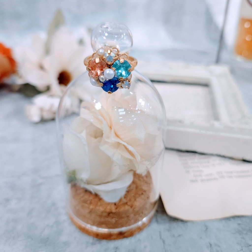 ライバーカラーモチーフビジューリング②