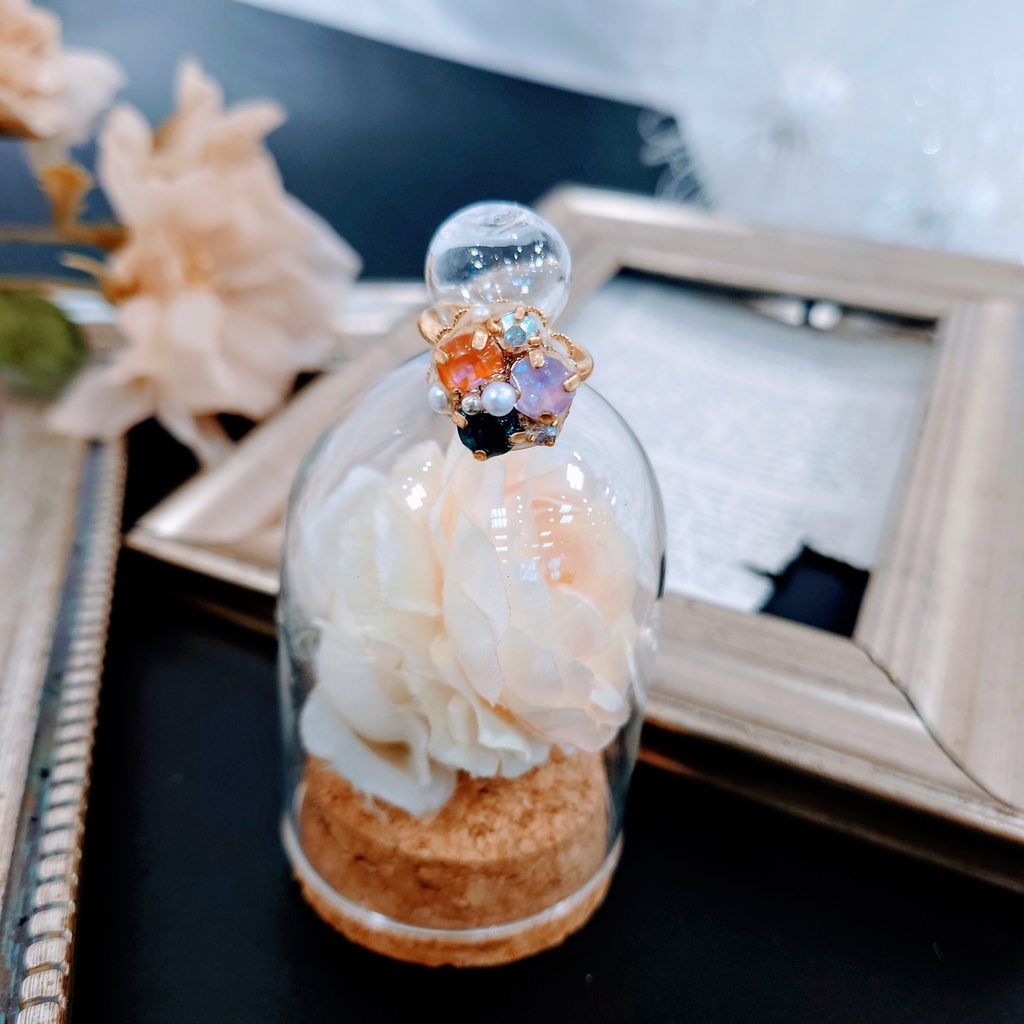 ライバーカラーモチーフビジューリング②