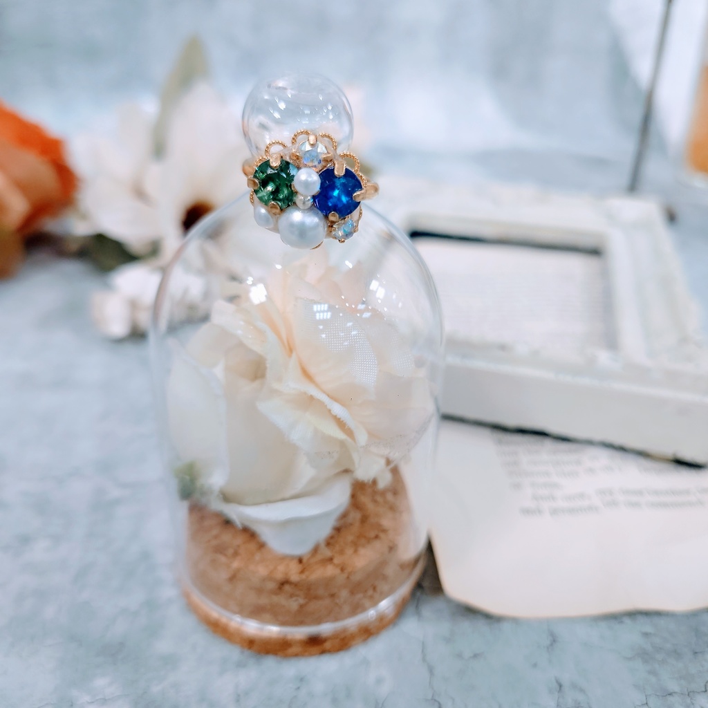 ライバーカラーモチーフビジューリング②