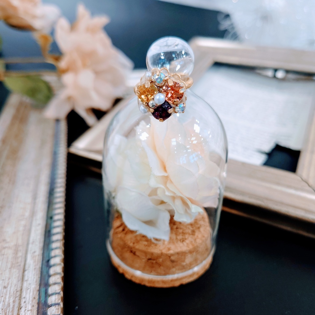 ライバーカラーモチーフビジューリング②