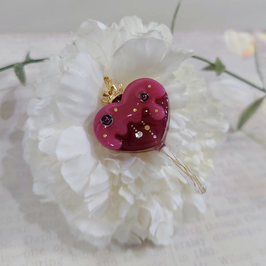 ライバーモチーフハートチャーム