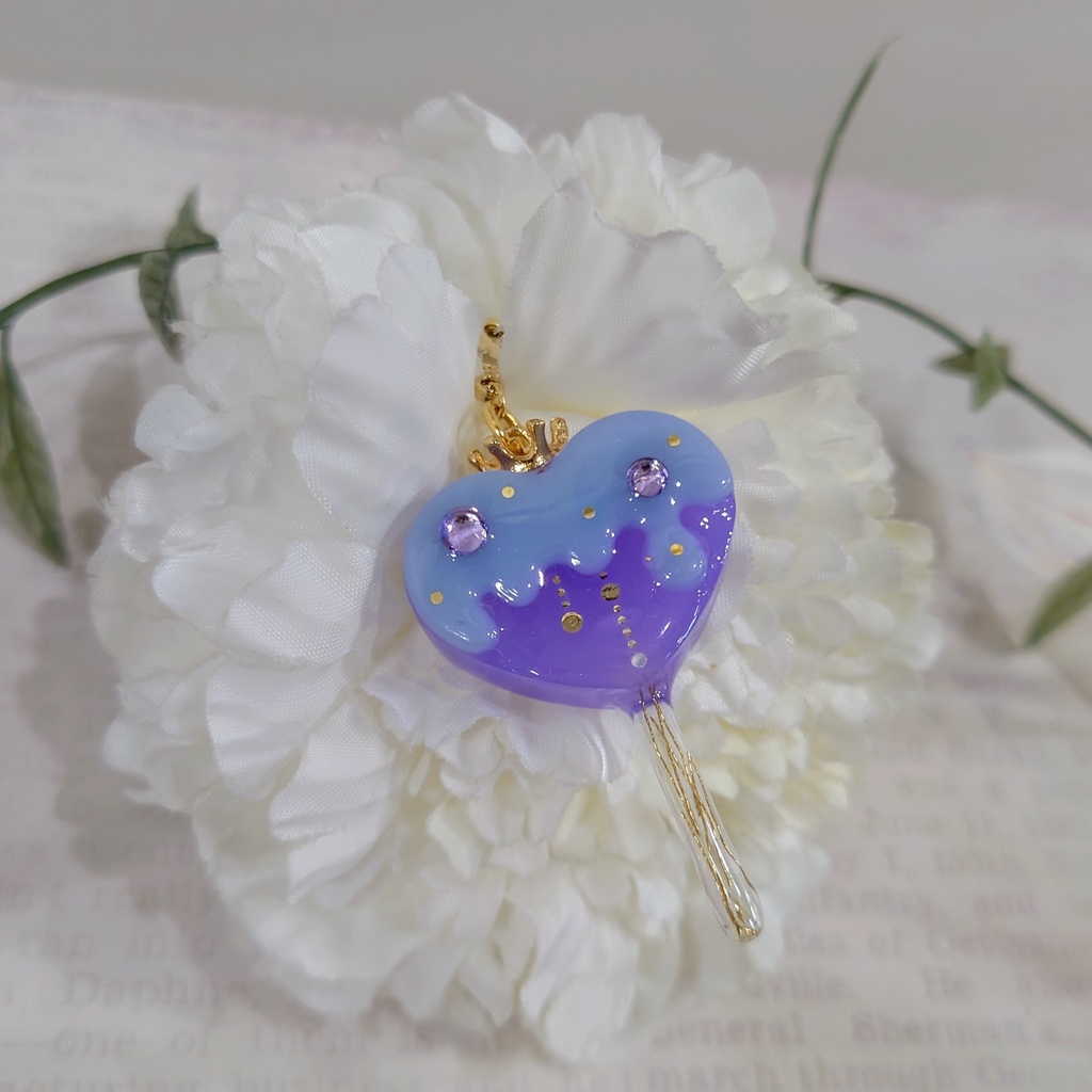 ライバーモチーフハートチャーム