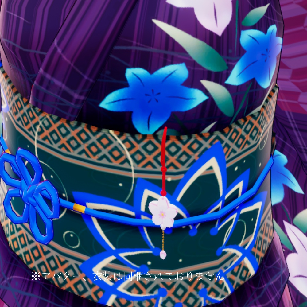 【VRC】和菓子風さくらのアクセサリーAセット