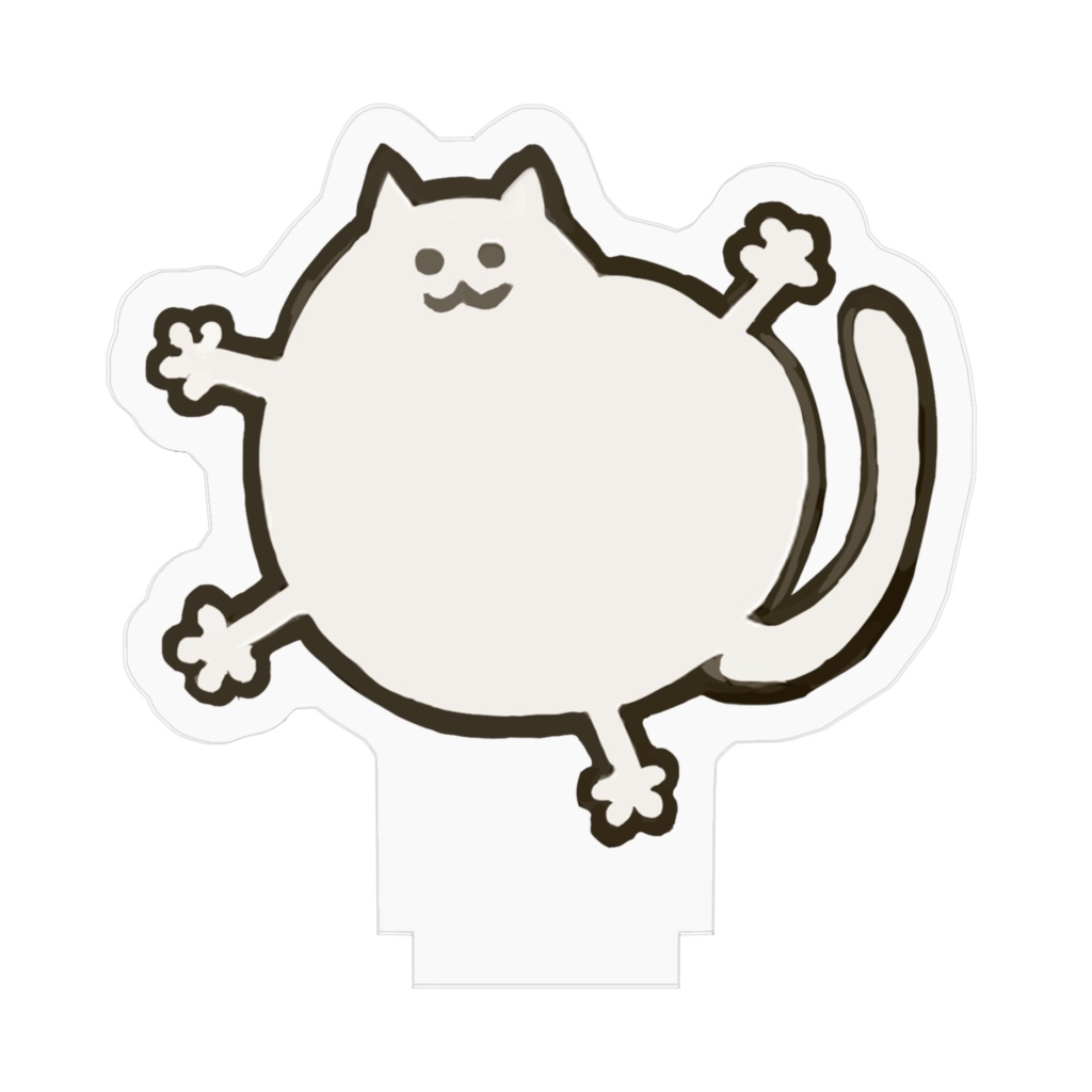 アメーバ猫アクリルフィギュア