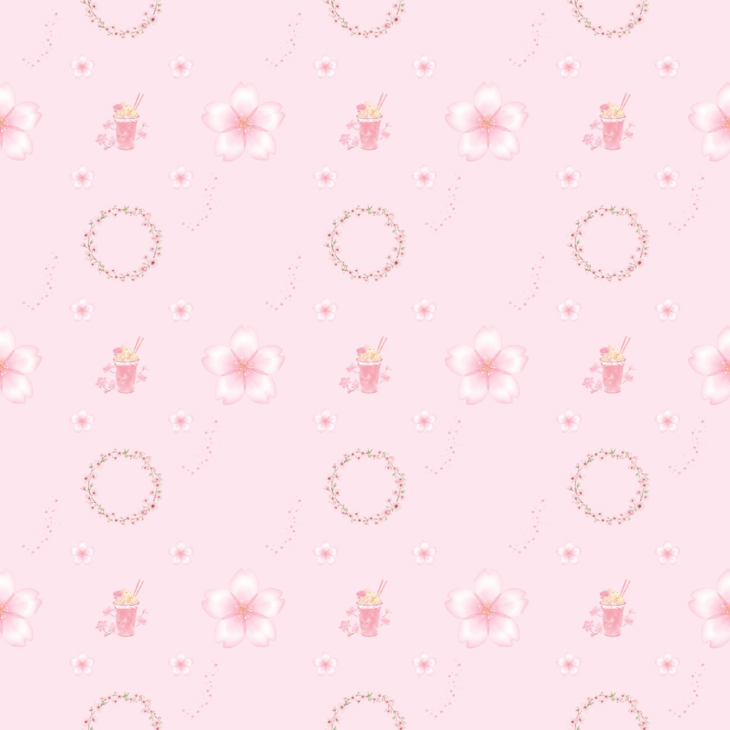 デジタルペーパー花（4枚セット）