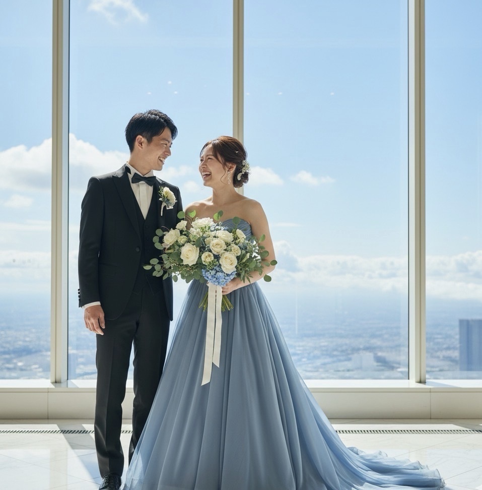 【フリー素材】新郎新婦フォトセット(ドレス姿)40枚セット