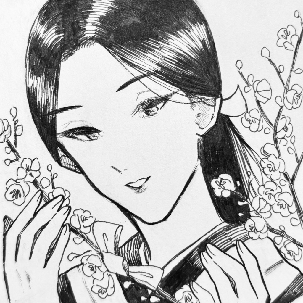 (原画)色紙(ミニ)①