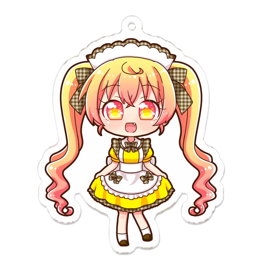 ひまわりカフェサンフラワーちゃんアクキー