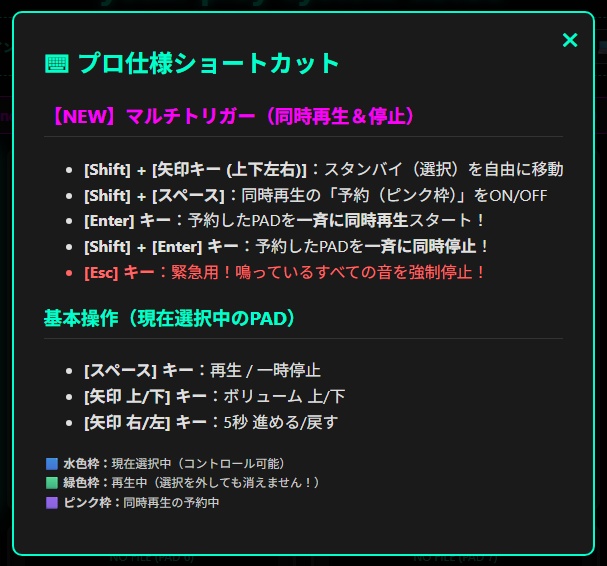 【無料】ブラウザが本格サンプラーに!配信・ポン出しツール「yoshi play system katuo」