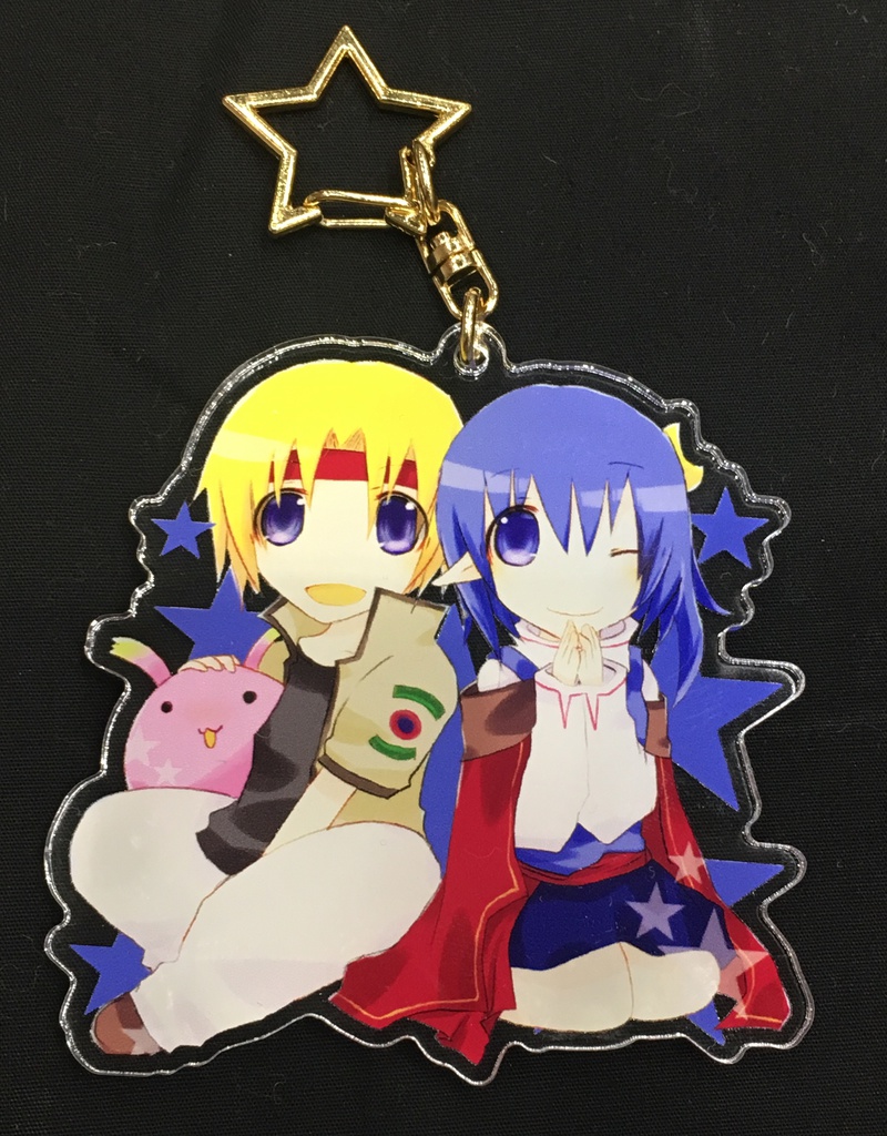 スターオーシャン２　アクリルキーホルダー（クロード＆レナ）