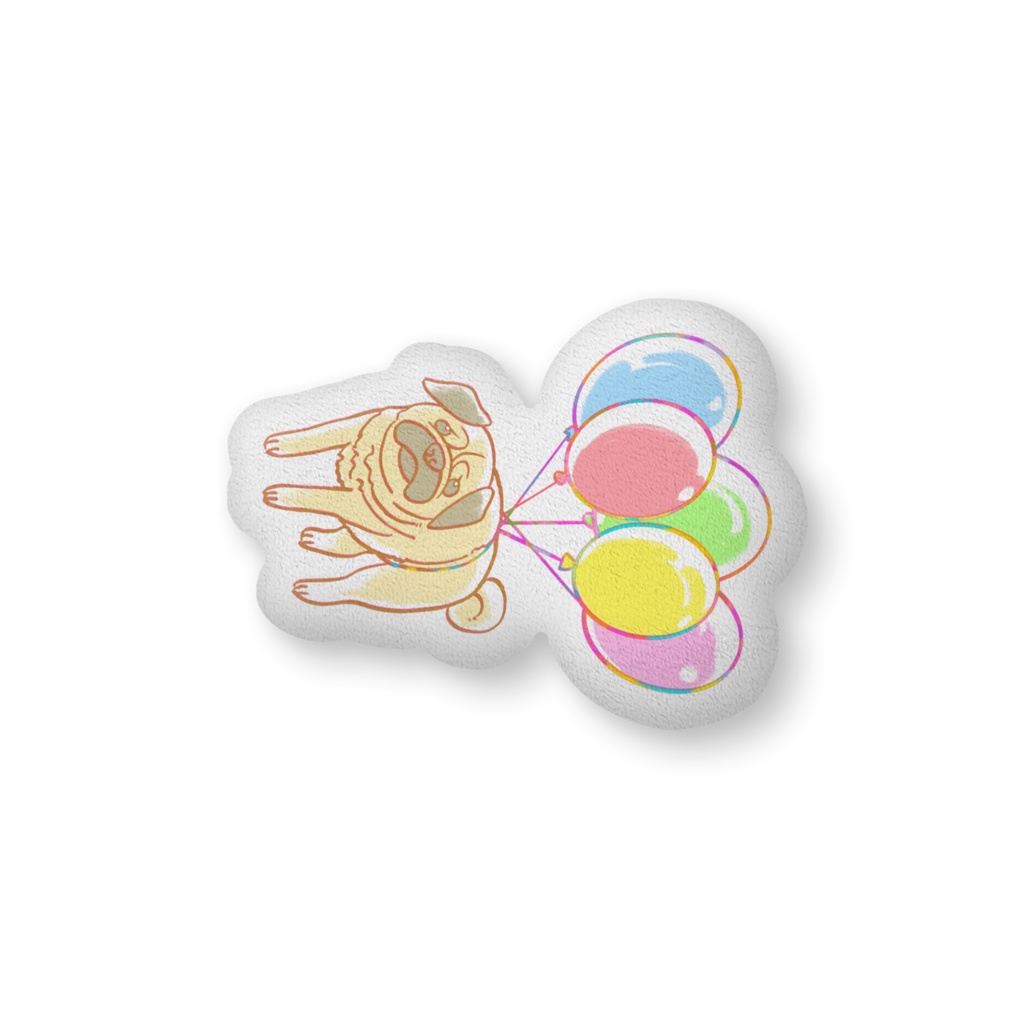 パグのむきりょくクッション