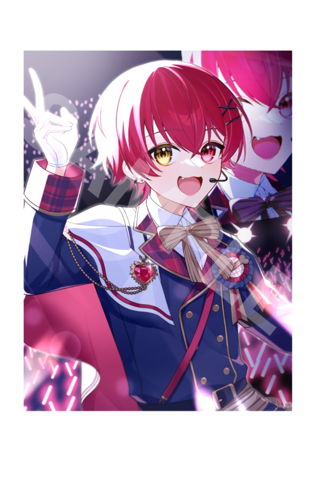 てちばな。のチェキ風カード