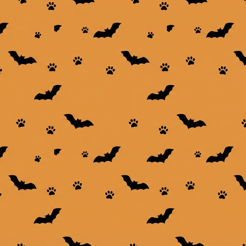 犬柄ハロウィン デジタルペーパー10点セット(5柄×2サイズ)