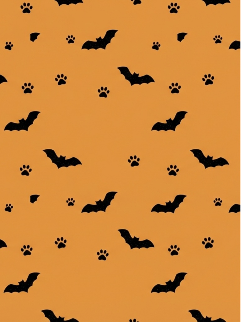 犬柄ハロウィン デジタルペーパー10点セット(5柄×2サイズ)
