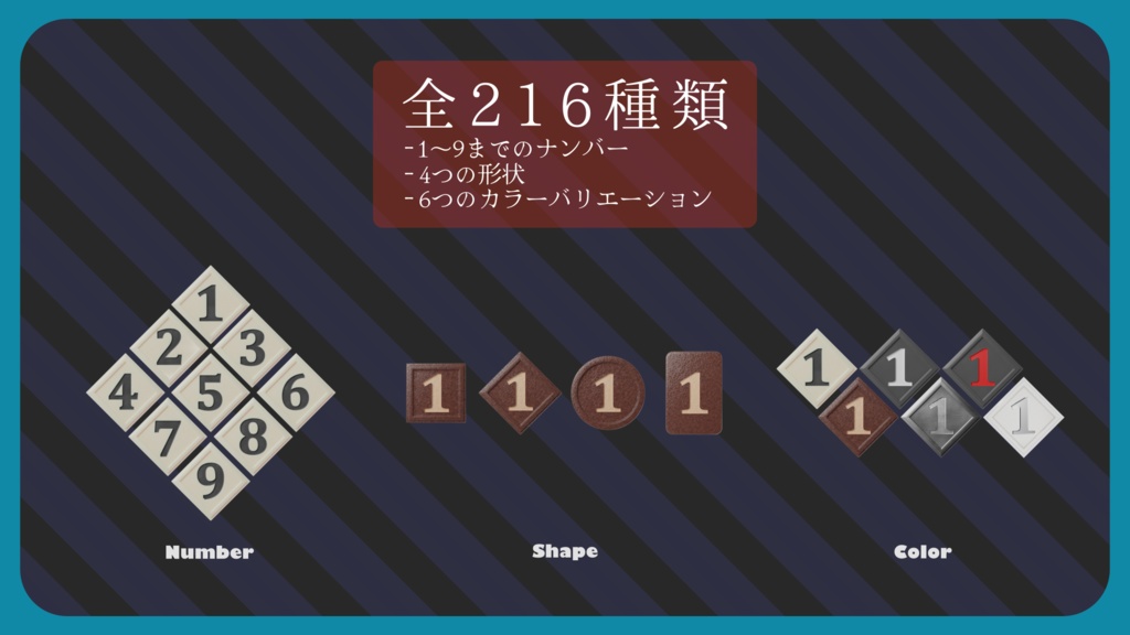【動く素材 / 無料&有料】TRPG用ナンバーアイコン