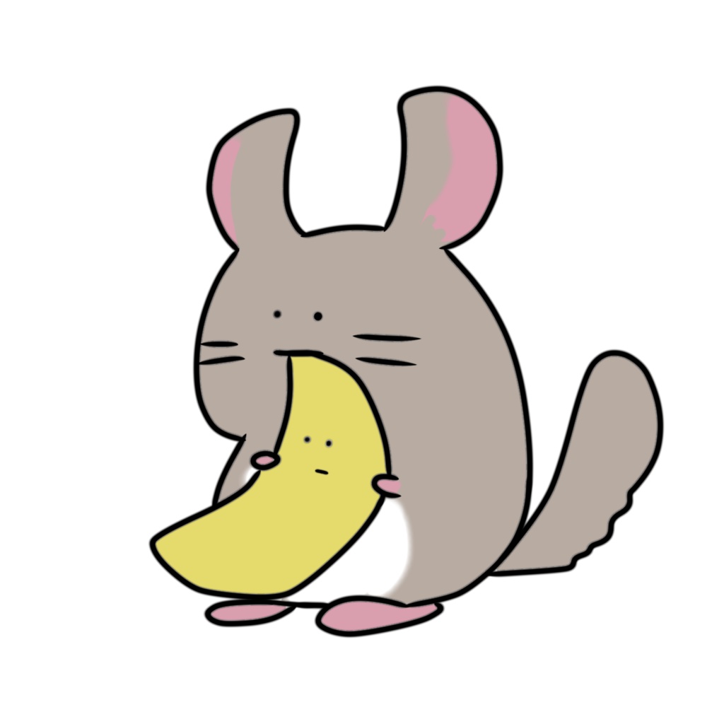 ミニイラストアクキー(チンチラ)