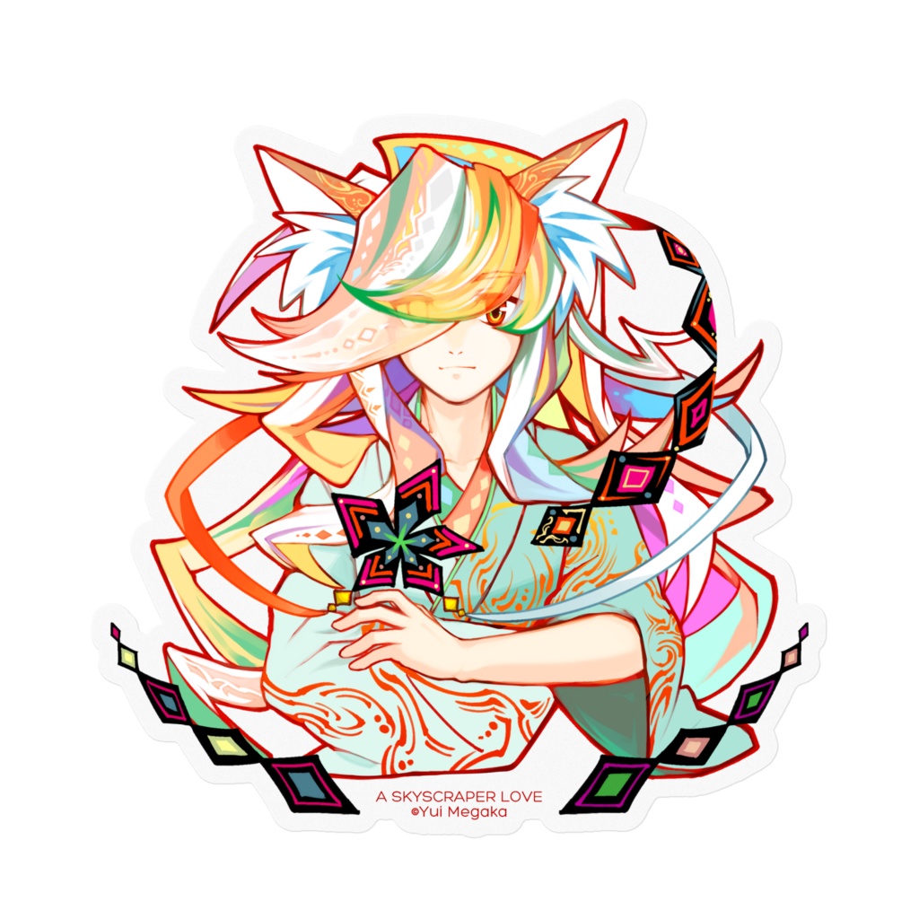 Colorful wishes ~With everyone's wishes~/オリジナルアート・ステッカー