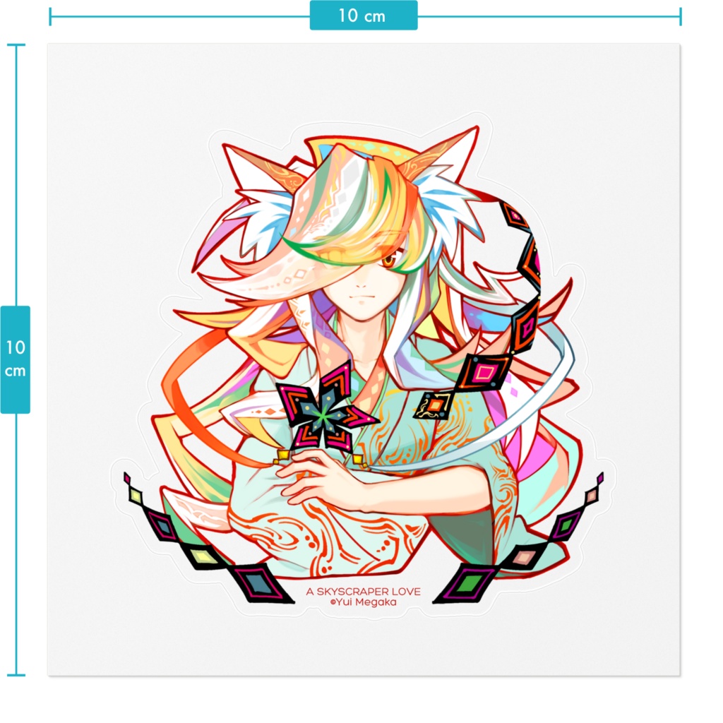 Colorful wishes ~With everyone's wishes~/オリジナルアート・ステッカー