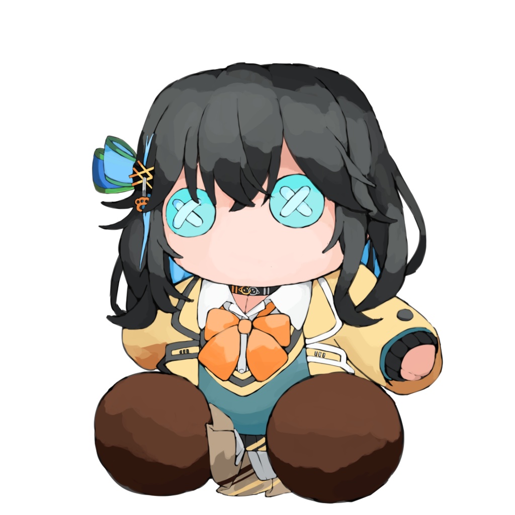 ぬいぐるみ風宮舞モカさん立ち絵