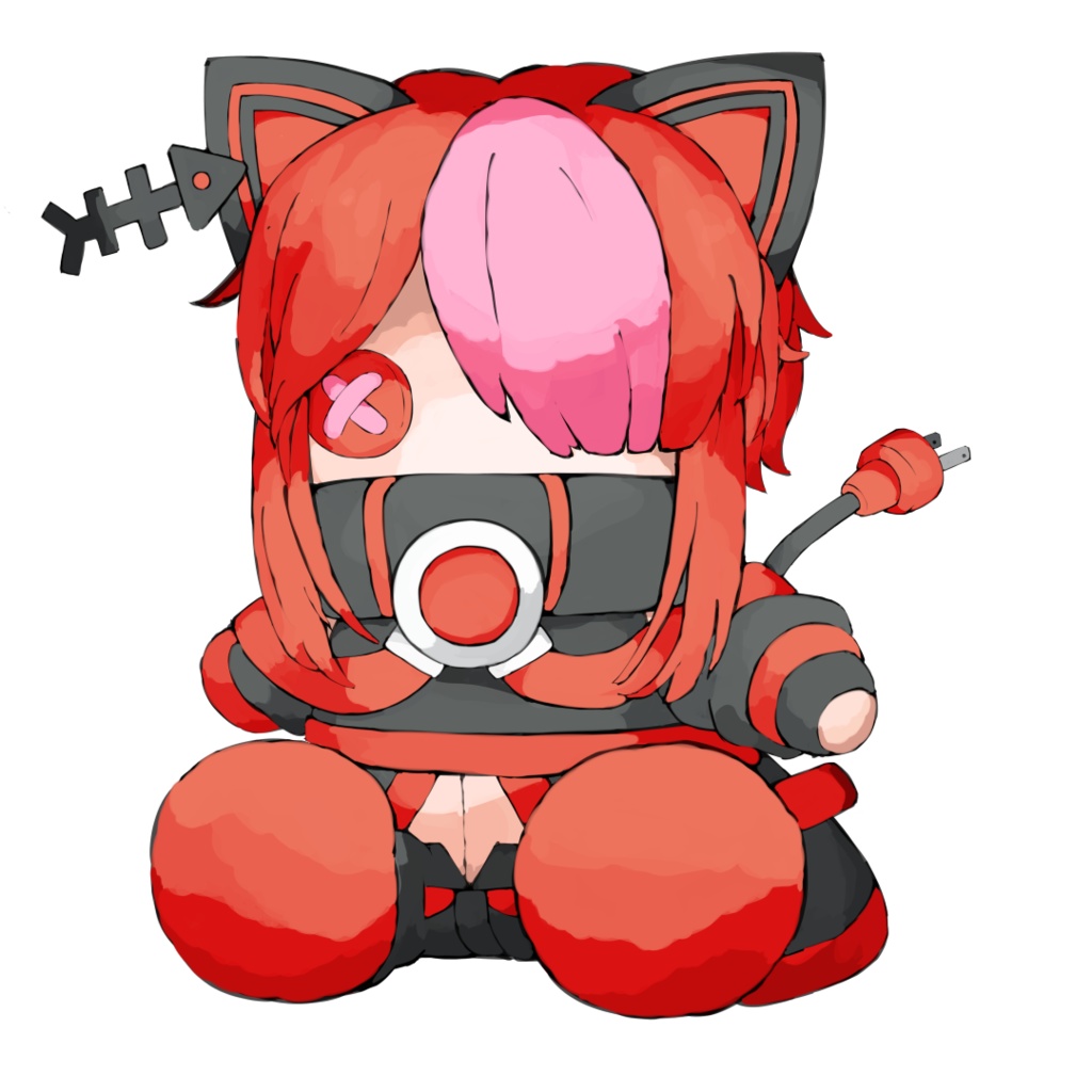 ぬいぐるみ風猫使アル&ビィさん立ち絵