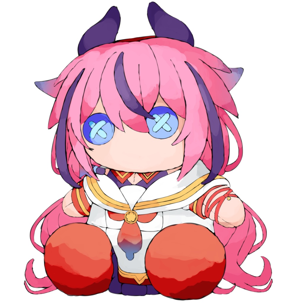 ぬいぐるみ風鳴花ヒメ・ミコトさん立ち絵