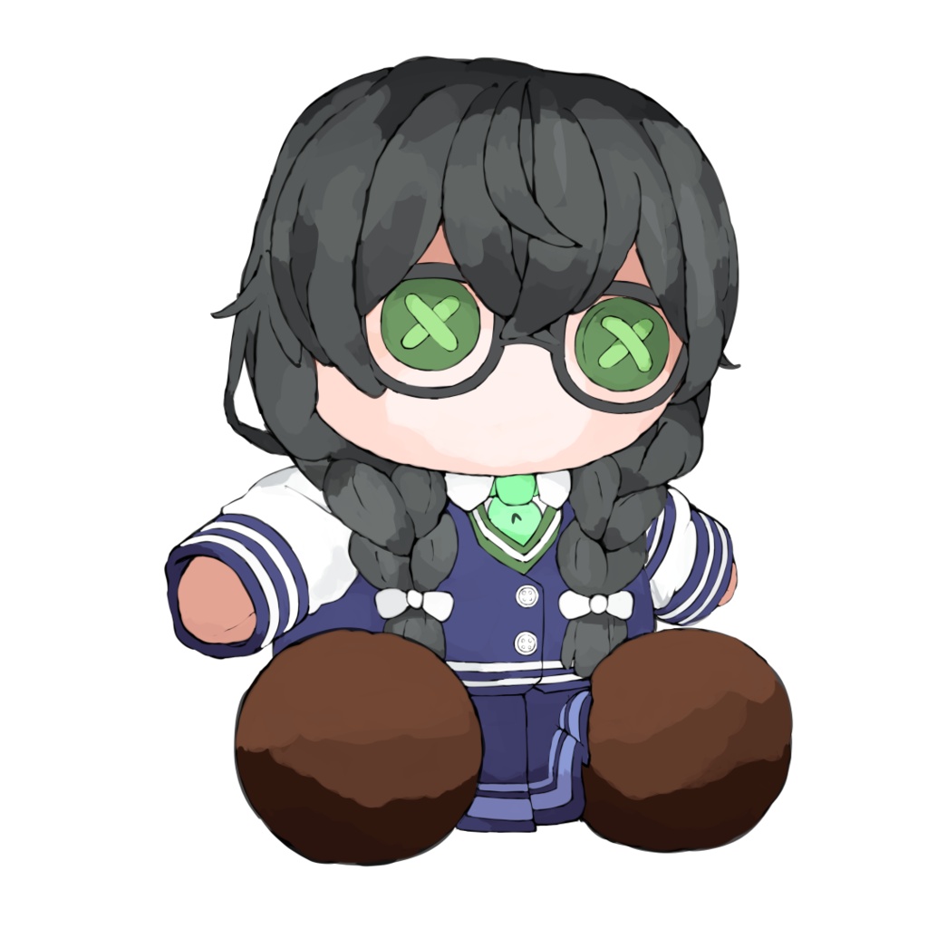 ぬいぐるみ風花隈千冬さん立ち絵