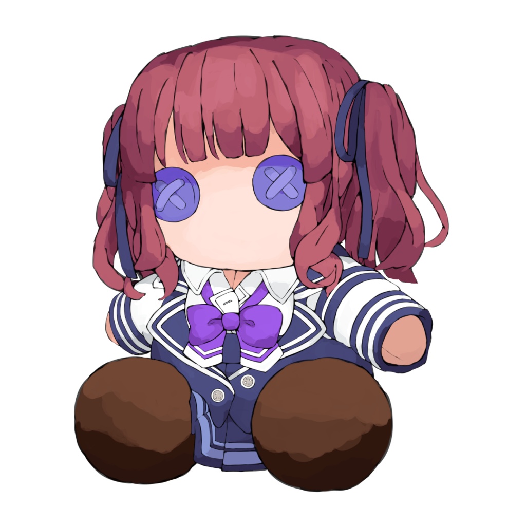 ぬいぐるみ風夏色花梨さん立ち絵
