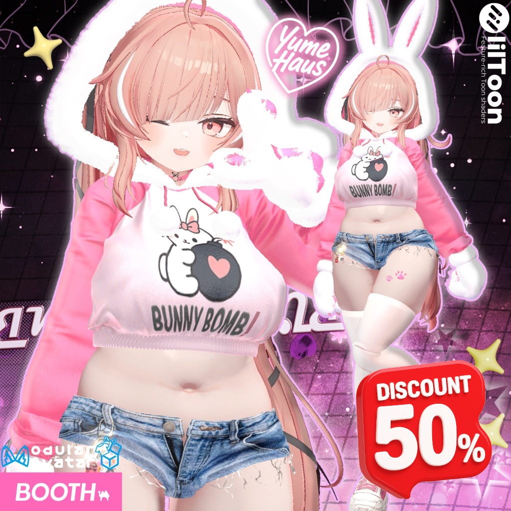 ❤️Lumina (ルミナ) UPDATE❤️【19アバター対応】 +🐰Bunny_Bomb!💣+