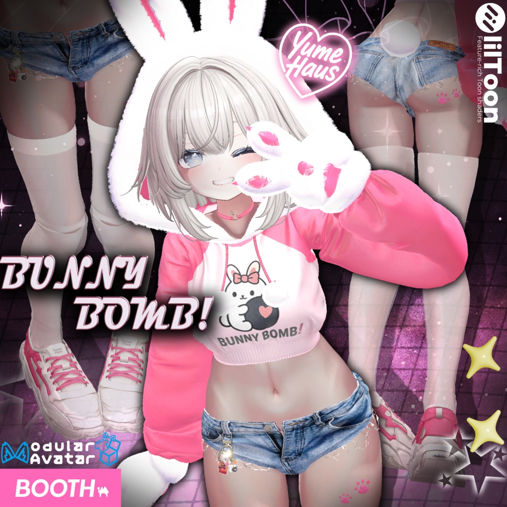❤️Lumina (ルミナ) UPDATE❤️【19アバター対応】 +🐰Bunny_Bomb!💣+