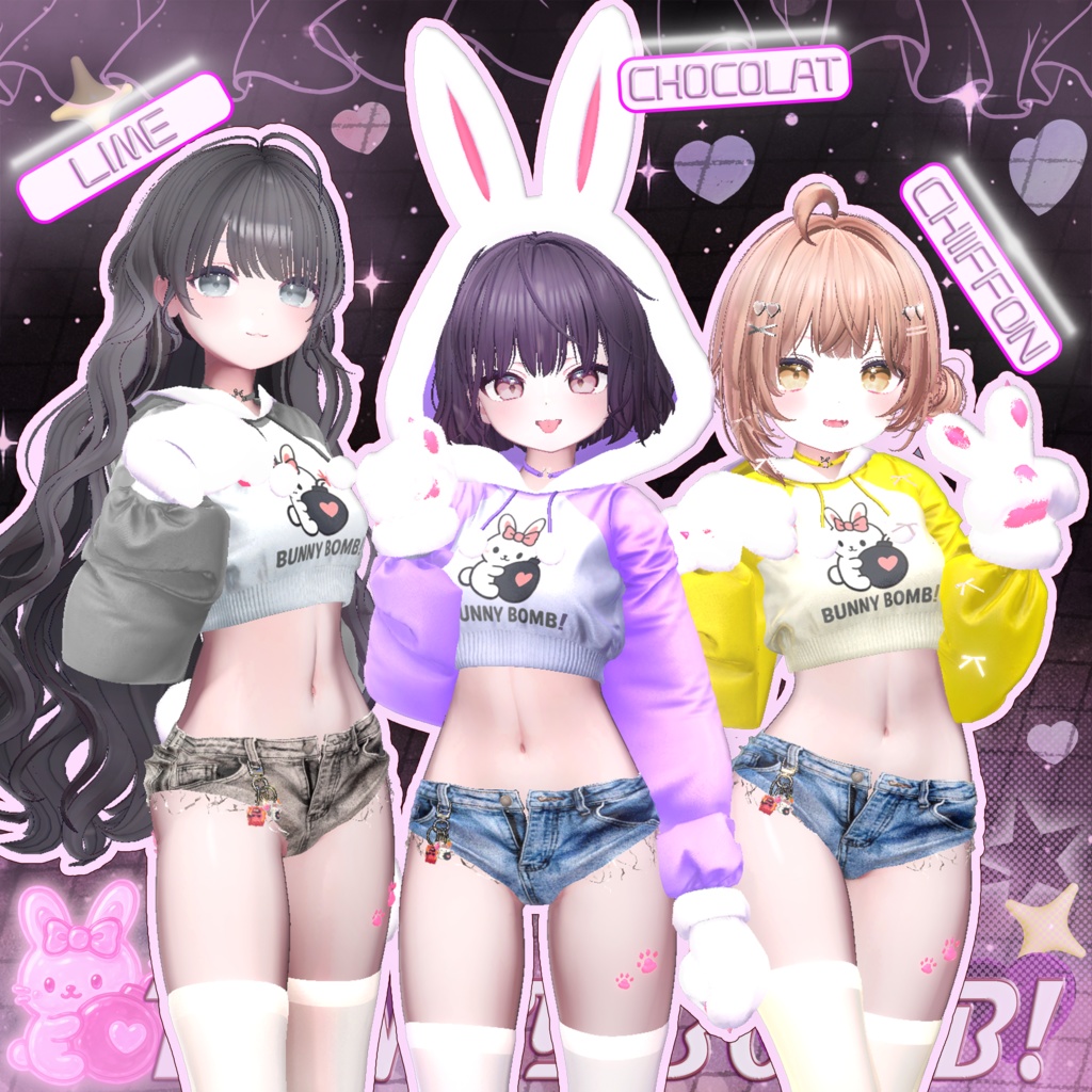 ❤️Lumina (ルミナ) UPDATE❤️【19アバター対応】 +🐰Bunny_Bomb!💣+