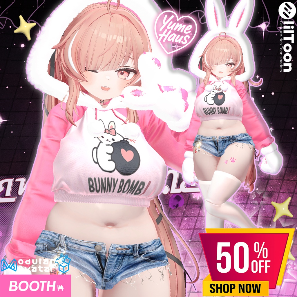 ❤️Plum (プラム) UPDATE❤️【20アバター対応】 +🐰Bunny_Bomb!💣+