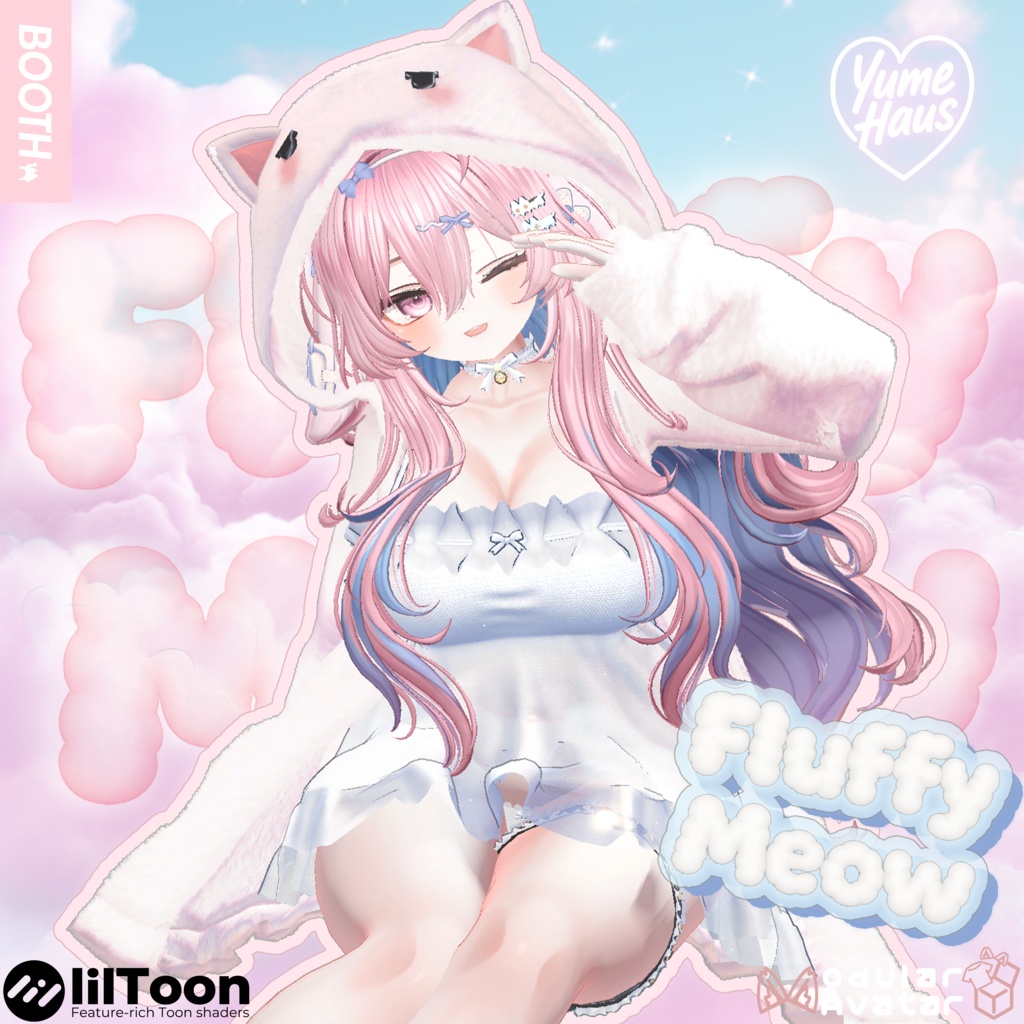 ✨OPEN SALE✨【17アバター対応】🐱Fluffy_Meow💤