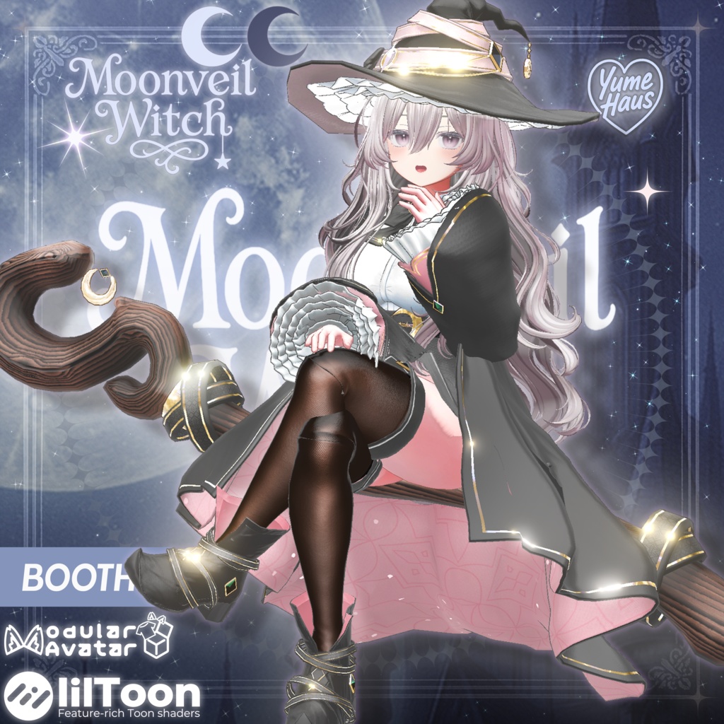 【19アバター対応】🧙♀️Moonveil_Witch🌙