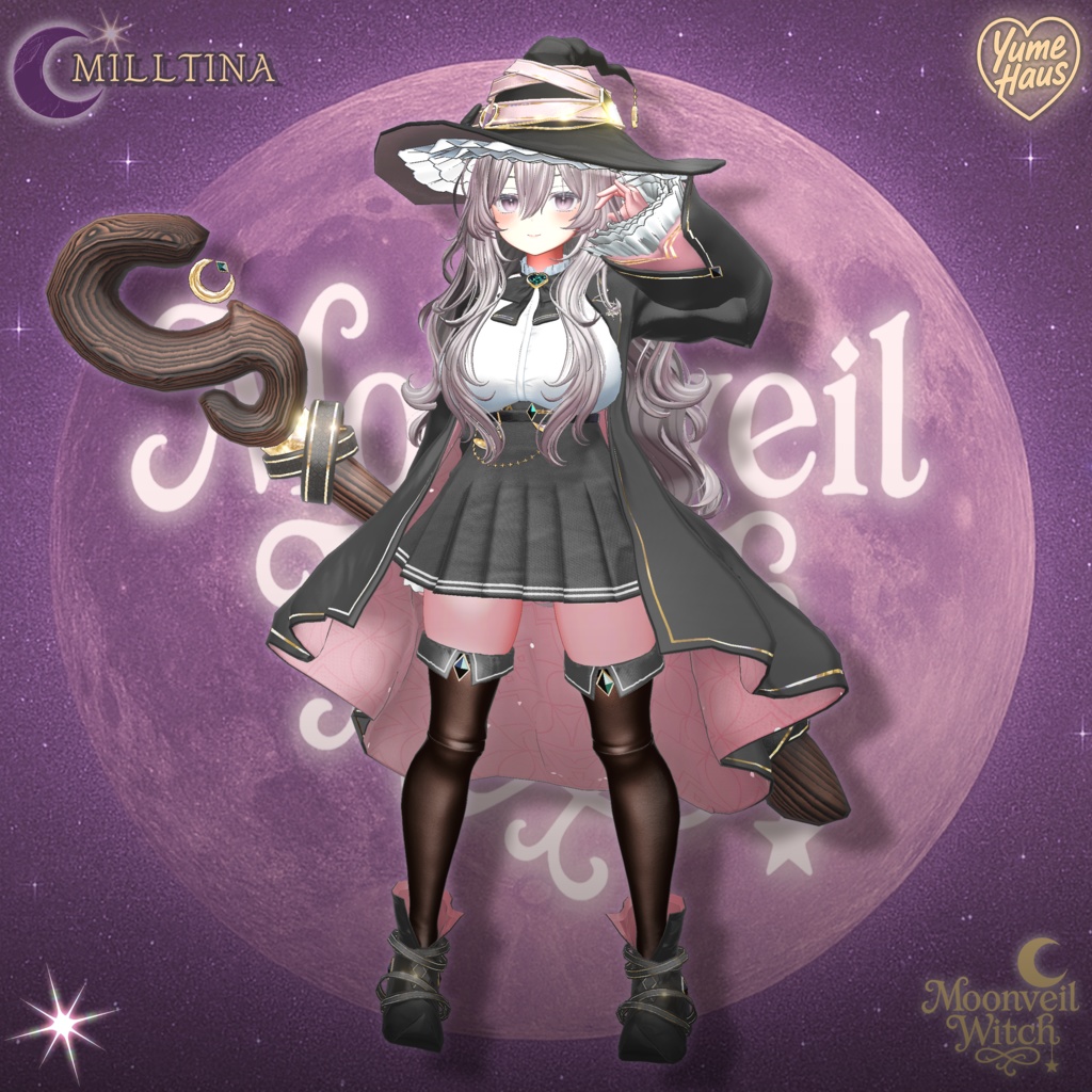 【19アバター対応】🧙♀️Moonveil_Witch🌙