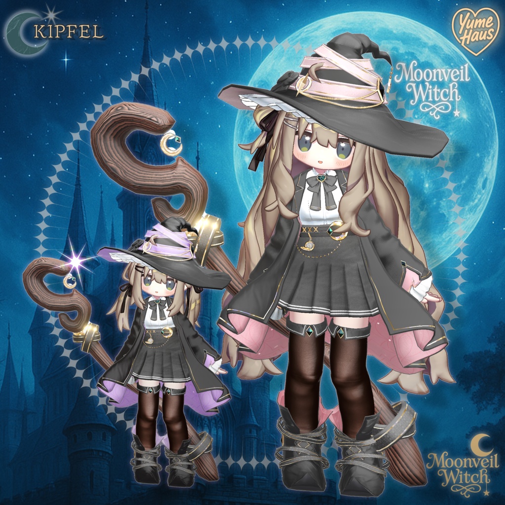 【19アバター対応】🧙♀️Moonveil_Witch🌙
