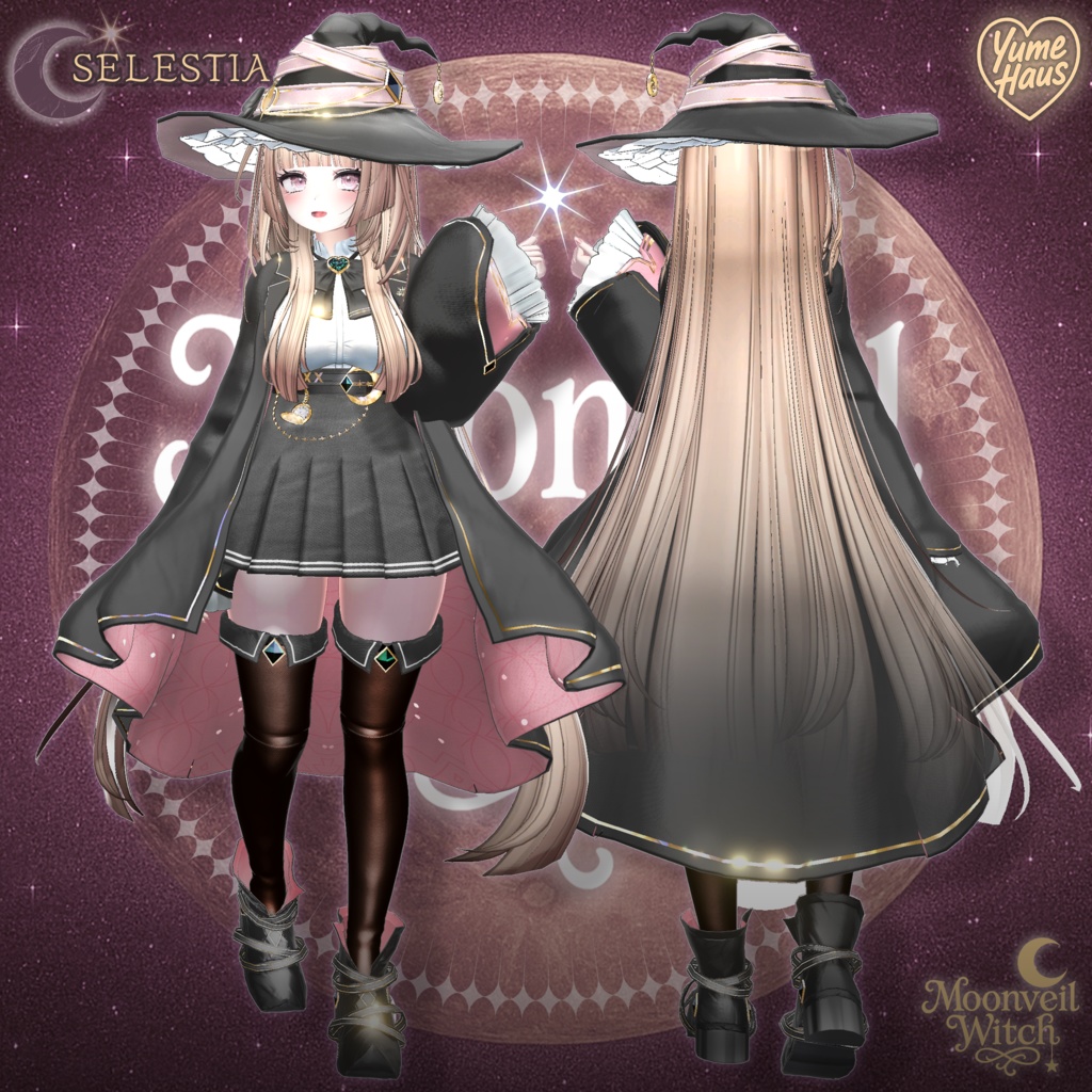 【19アバター対応】🧙♀️Moonveil_Witch🌙